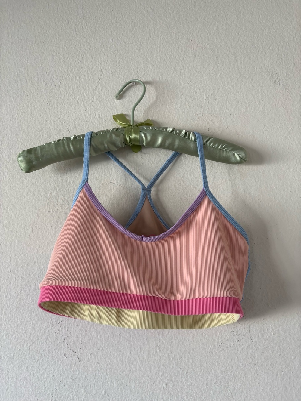 Loveshack fancy X Beach Riot Pastel Sports bra